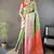 parrot green color banarasi soft art silk zari woven work saree