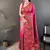 pink color pashmina kashmiri meenakari zari weaving work saree