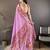 purple color pashmina kashmiri meenakari zari weaving work saree