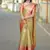 parrot green color weaving zari border kanjivaram semi art silk blend saree