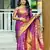 wine color zari woven banarasi art silk saree