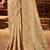 Beige pure viscose tissue jaqurad anmol zari saree