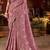 Purple pure viscose tissue jaqurad anmol zari saree