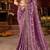 Wine pure viscose tissue jaqurad anmol zari saree