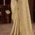 Beige pure viscose tissue jaqurad anmol zari saree
