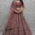 red dori work velvet bridal lehenga set choli with dupatta with double dupatta