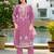 Pink color smart and desirable blended fabric salwar kameez