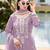 Lavender color smart and desirable blended fabric salwar kameez