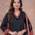 Cotton cambric printed a-line kurti-pant-dupatta  set