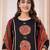 Cotton cambric printed a-line kurti-pant-dupatta  set