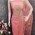 Pink color chanderi butti fabric beautiful embroidered suit