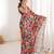 women   s designer multicolor chinon floral print saree
