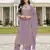 Purple color beautiful ethnic partywear designer embroidered suit