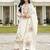 White color beautiful ethnic partywear designer embroidered suit