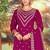 Magenta color beautiful ethnic palazzo dress for designer ceremonial looks