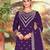 Purple color beautiful ethnic palazzo dress for designer ceremonial looks