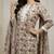 Beige color cotton fabric stylish and trendy kurta set for ethnic girls
