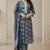 Teal color cotton fabric stylish and trendy kurta set for ethnic girls