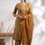Mustard color cotton fabric stylish and trendy kurta set for ethnic girls