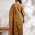Mustard color cotton fabric stylish and trendy kurta set for ethnic girls
