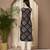Black color cotton fabric designer printed stylish formal kurta