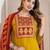Cotton cambric printed straight  kurti-pant-dupatta  set