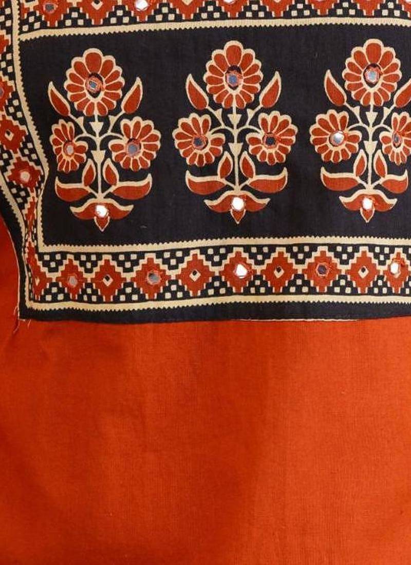 Cotton cambric printed straight  kurti-pant-dupatta  set