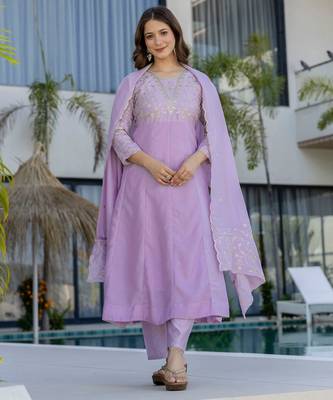 Pink vichitra silk beautiful graceful ceremonial kurta set 1