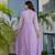 Pink vichitra silk fabric beautiful graceful ceremonial kurta set