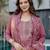 Mouve chanderi fabric beautiful graceful ceremonial kurta set