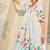 White color beautiful designer embroidery work cotton fabric tunic for girl