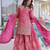 Pink color fendy crush fabric classy sequins embroidered partywear readymade suit with dupatta