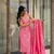Pink color beautiful readymade dress on chanderi fabric for graceful girlie looks