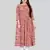 Pink color georgette fabric readymade kurti for ethnic festive looks