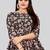 Black color georgette fabric readymade kurti for ethnic festive looks