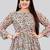 Grey color georgette fabric readymade kurti for ethnic festive looks