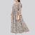 Grey color georgette fabric readymade kurti for ethnic festive looks