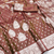 brown zari woven banarasi silk blend saree with rich zari