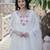 Off white color beautiful partywear kurta set with dupatta for stylish looks