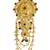 Set of 6 gold plated kundan juda pins head jewellery