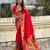 pink color paithani silk blend fabric woven designer partywear saree