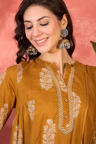 Printed kurta set