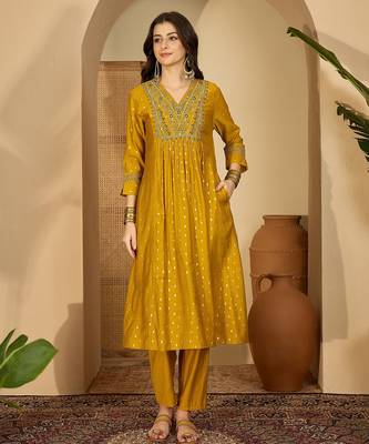 Embroidery kurta set 2