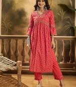 Printed kurta set