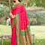 pink color beautiful woven designer soft silk blend fabric saree