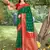 green color beautiful woven designer soft silk blend fabric saree