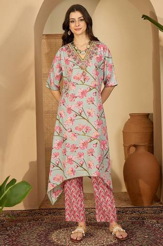 Printed kurta set
