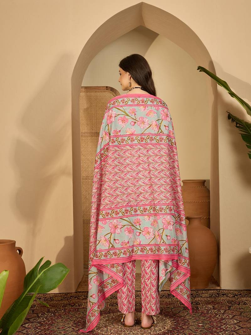 Printed kurta set