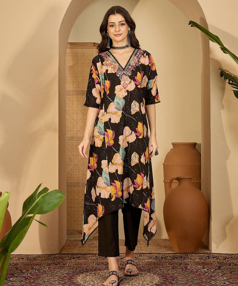 Printed kurta set