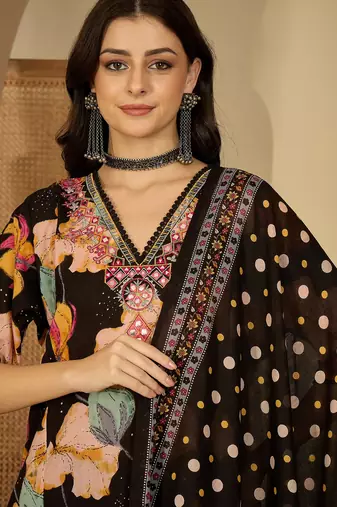 Printed kurta set
